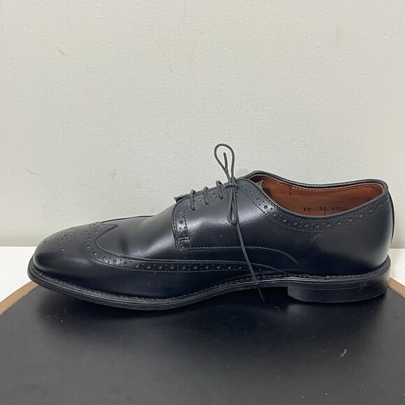 Allen Edmonds Bel Air Shoes Men 10 3E Wingtip Oxford Black Leather Luxury main image 6